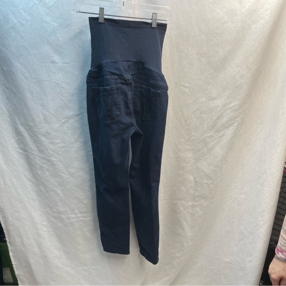 Indigo Blue Maternity Jeans Stretch 33” Inseam S - Picture 2 of 3